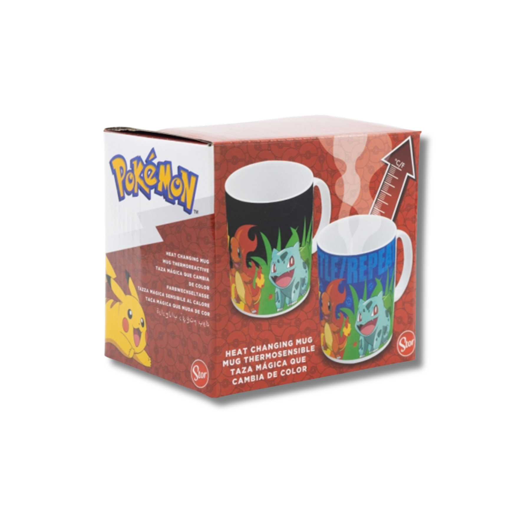 Pokémon - Farbwechselnde Tasse mit Pokémon Starter 325 ml