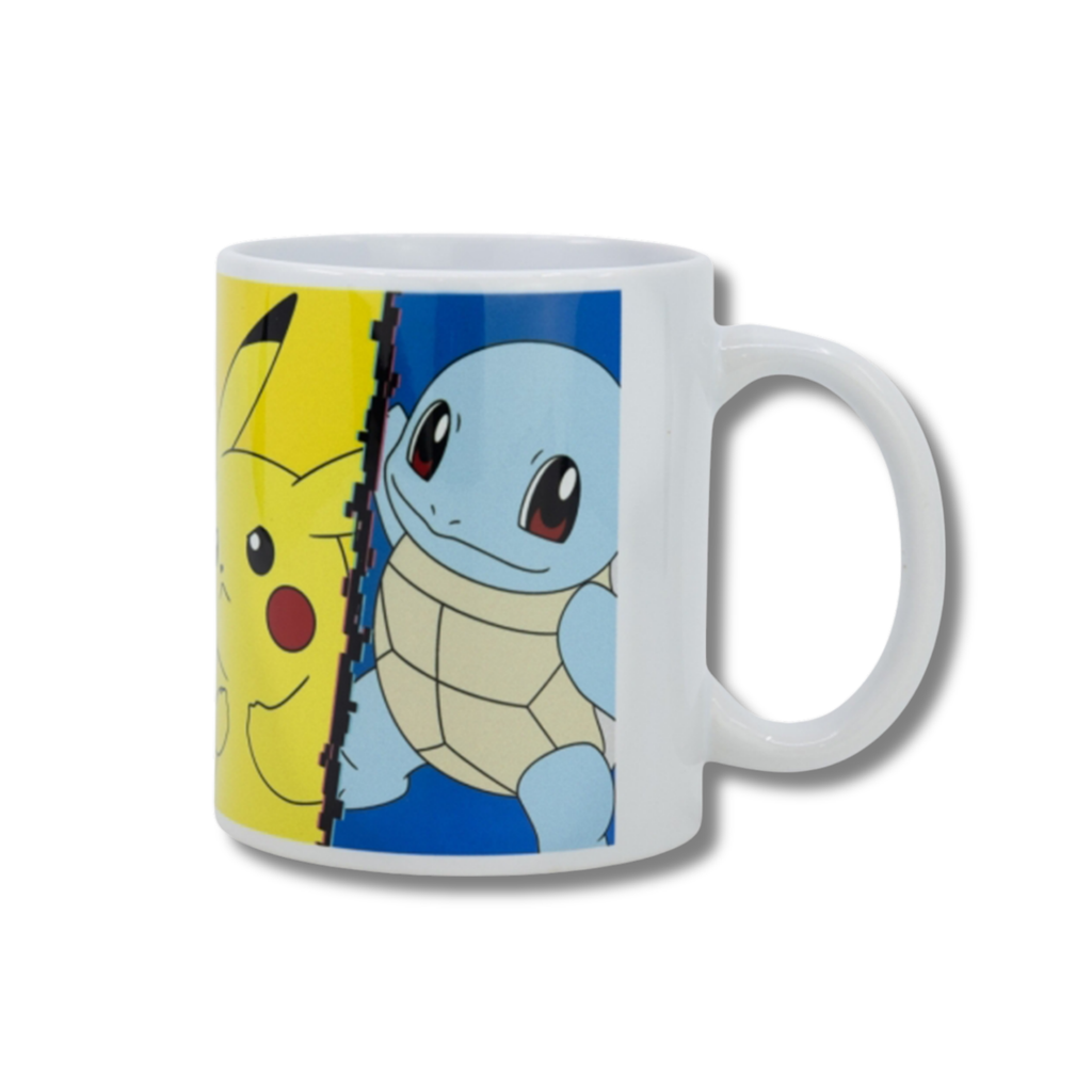 Pokémon Tasse mit Kanto Starter & Pikachu - 325 ml